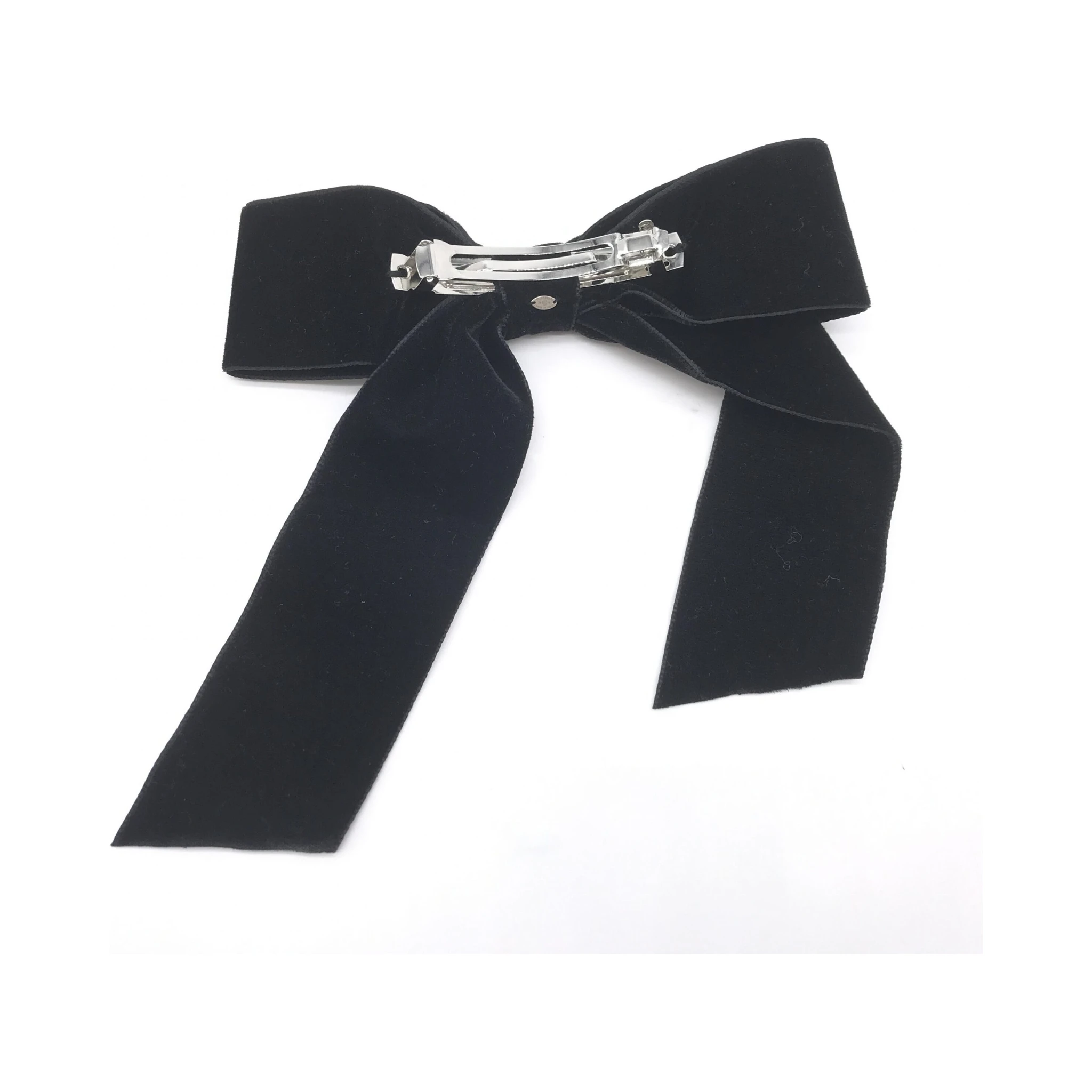 Black Velvet Bow Hair Accessory