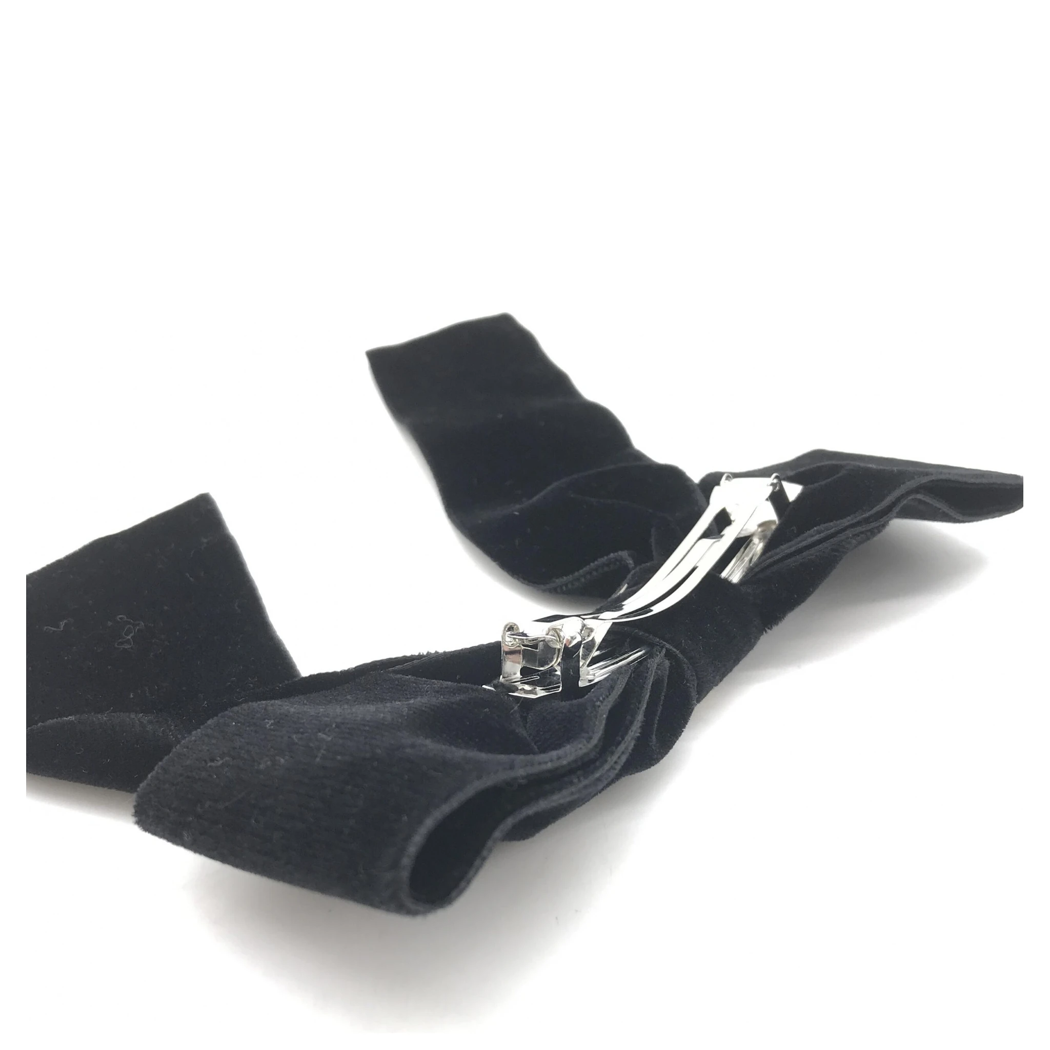 Black Velvet Bow Hair Accessory