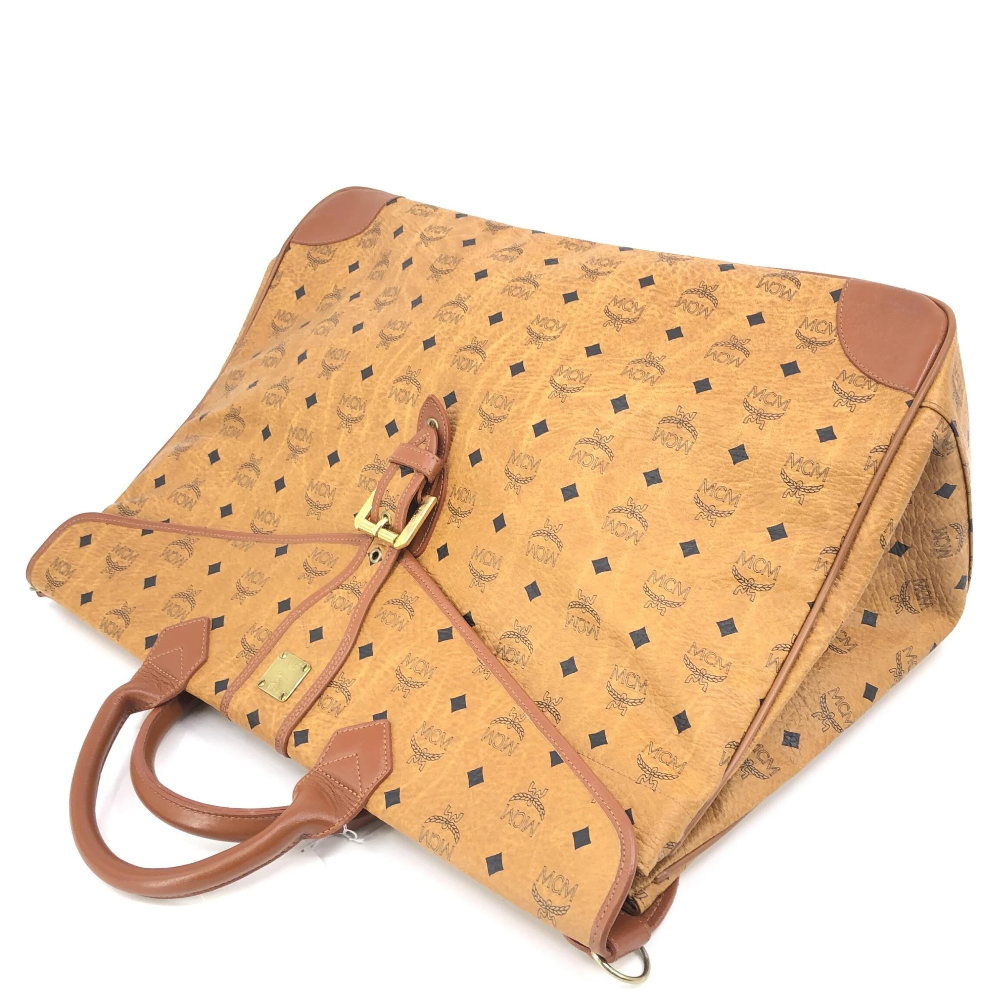 Briefcase In Cognac Visetos