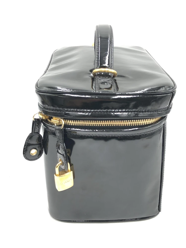 Black Patent Leather Vanity Case alternative
