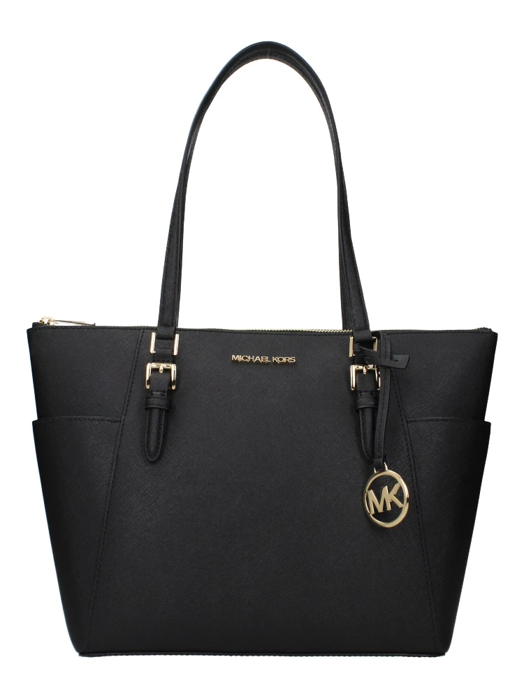 Black Leather Shoulder Bag
