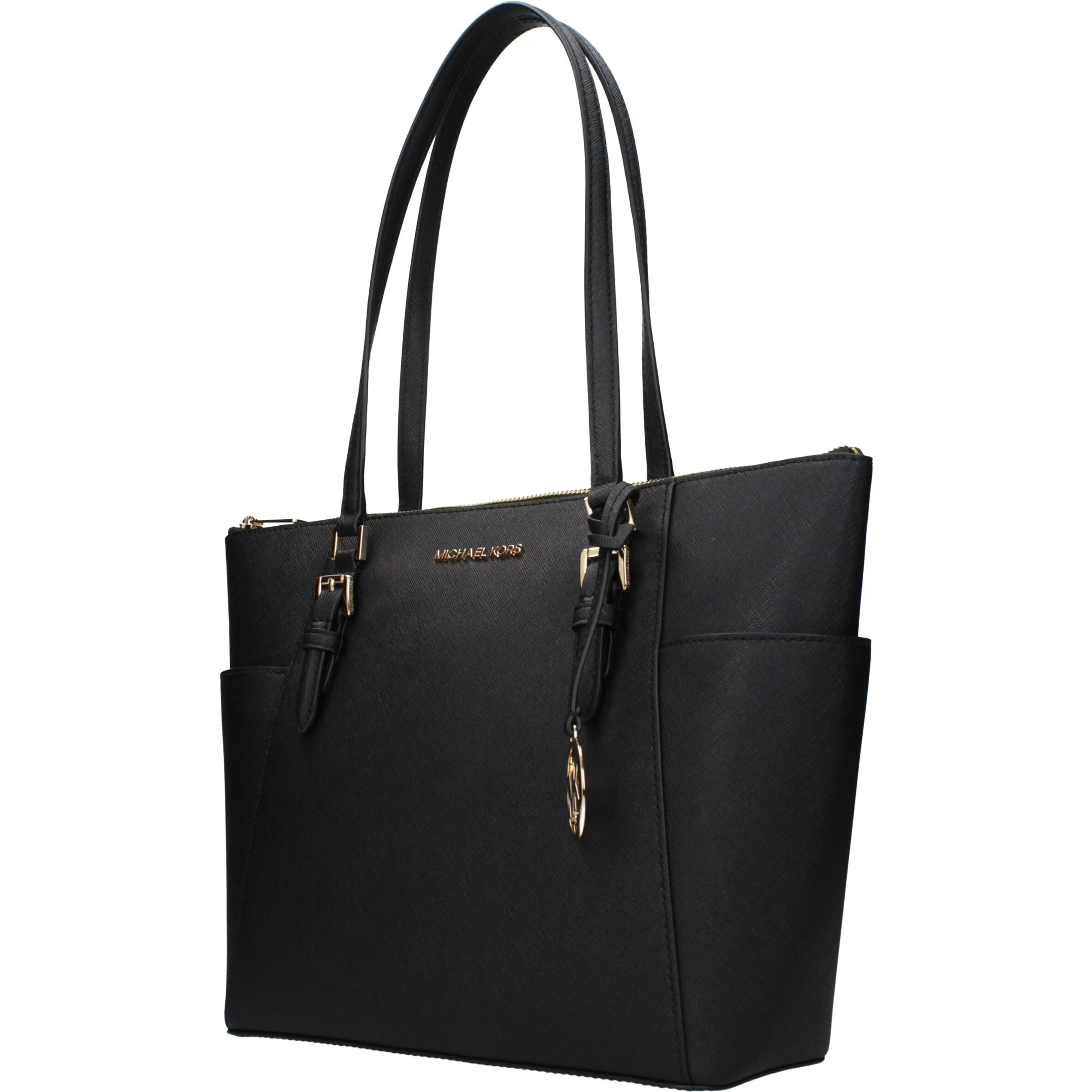 Black Leather Shoulder Bag