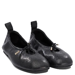 حذاء باليه مسطح من الجلد "روزاليند"