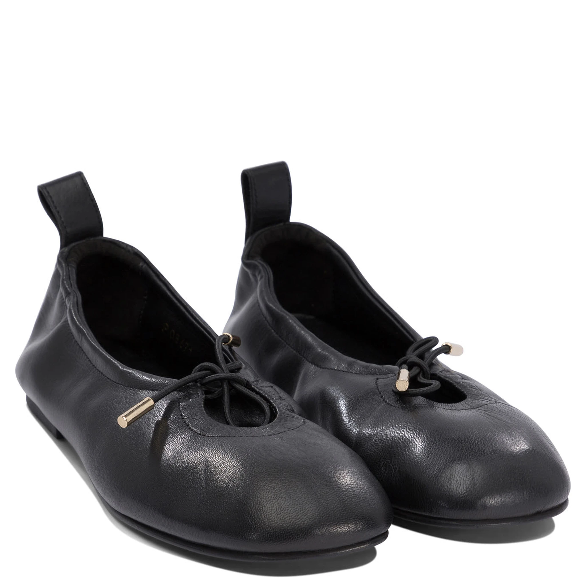 حذاء باليه مسطح من الجلد "روزاليند"