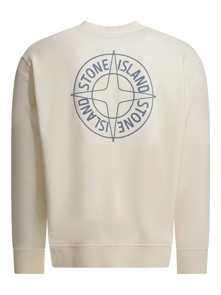 Cotton sweatshirt with Compass logo alternative