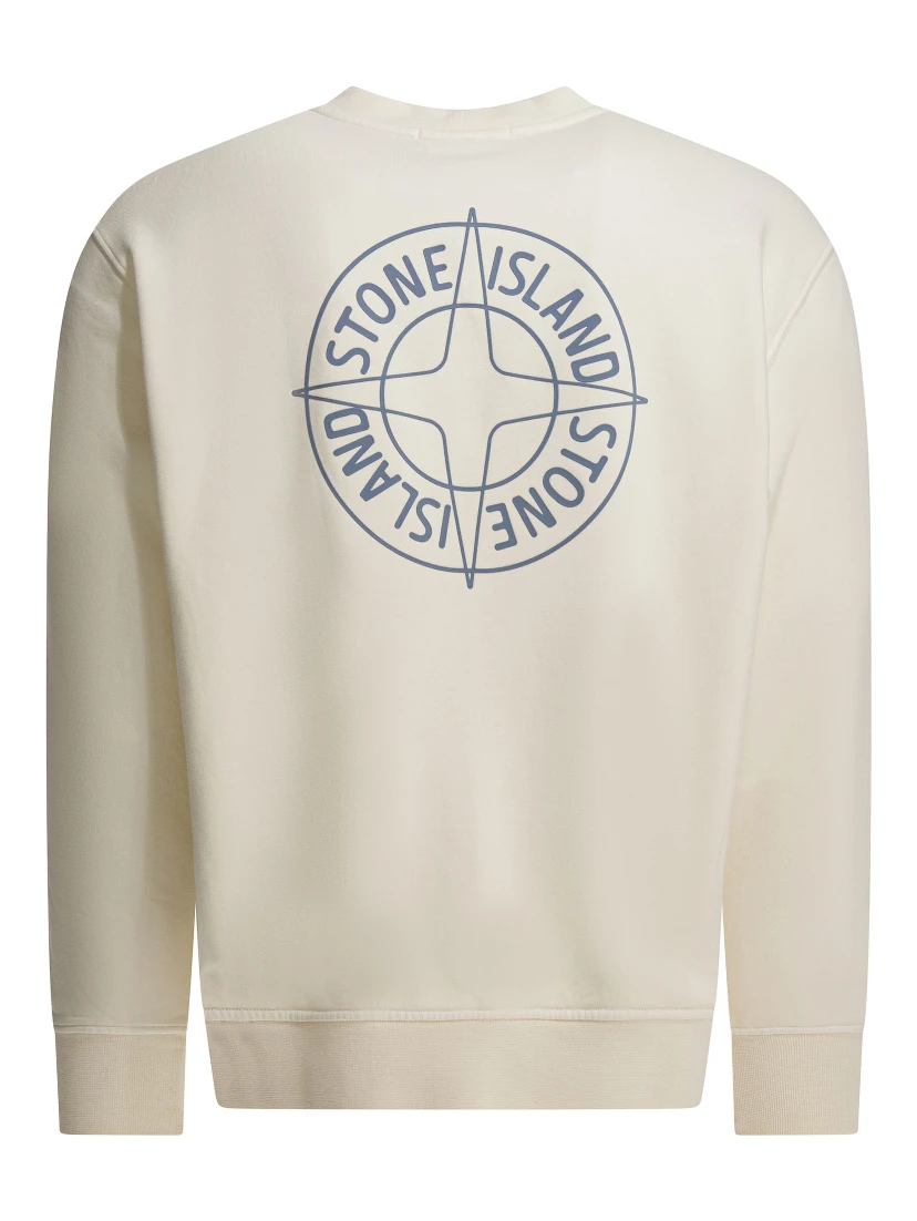 Cotton sweatshirt with Compass logo