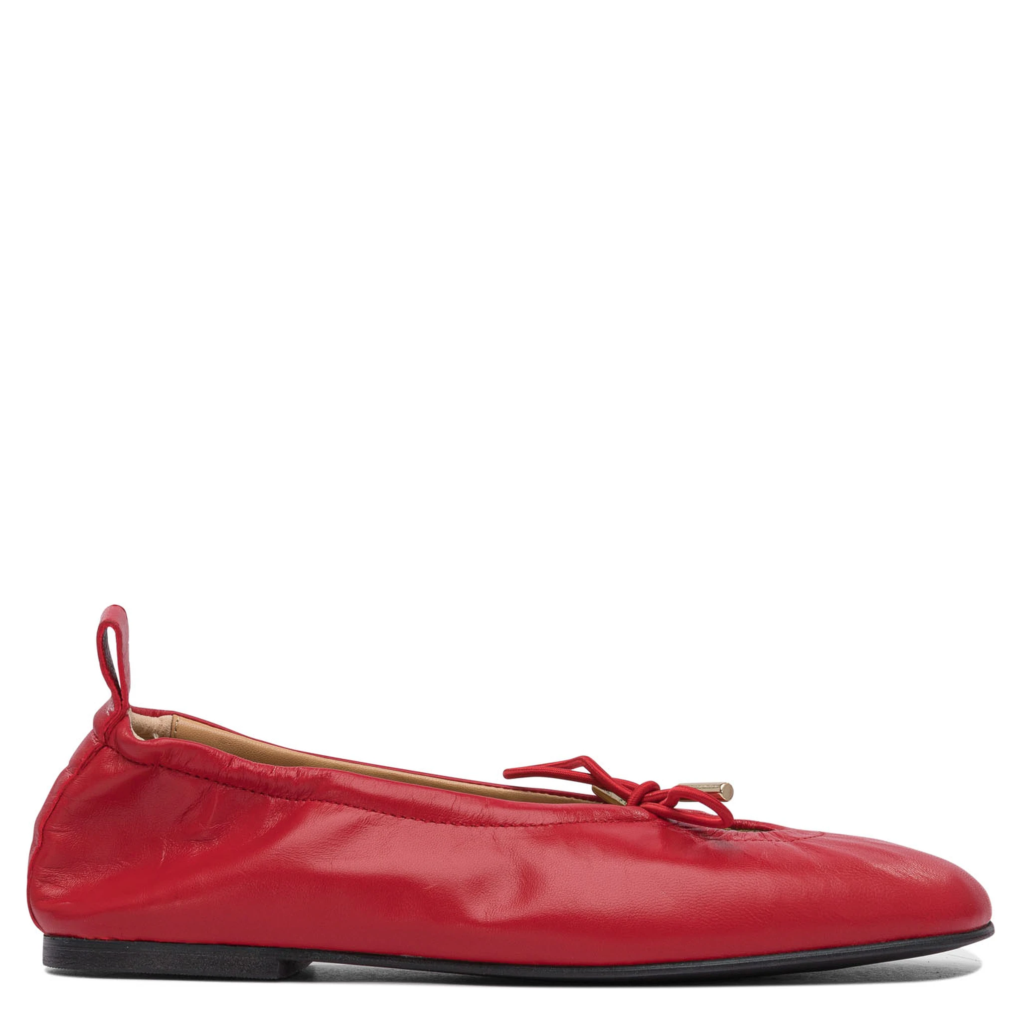 حذاء باليه مسطح من الجلد "روزاليند"