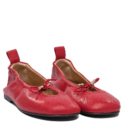 حذاء باليه مسطح من الجلد "روزاليند"