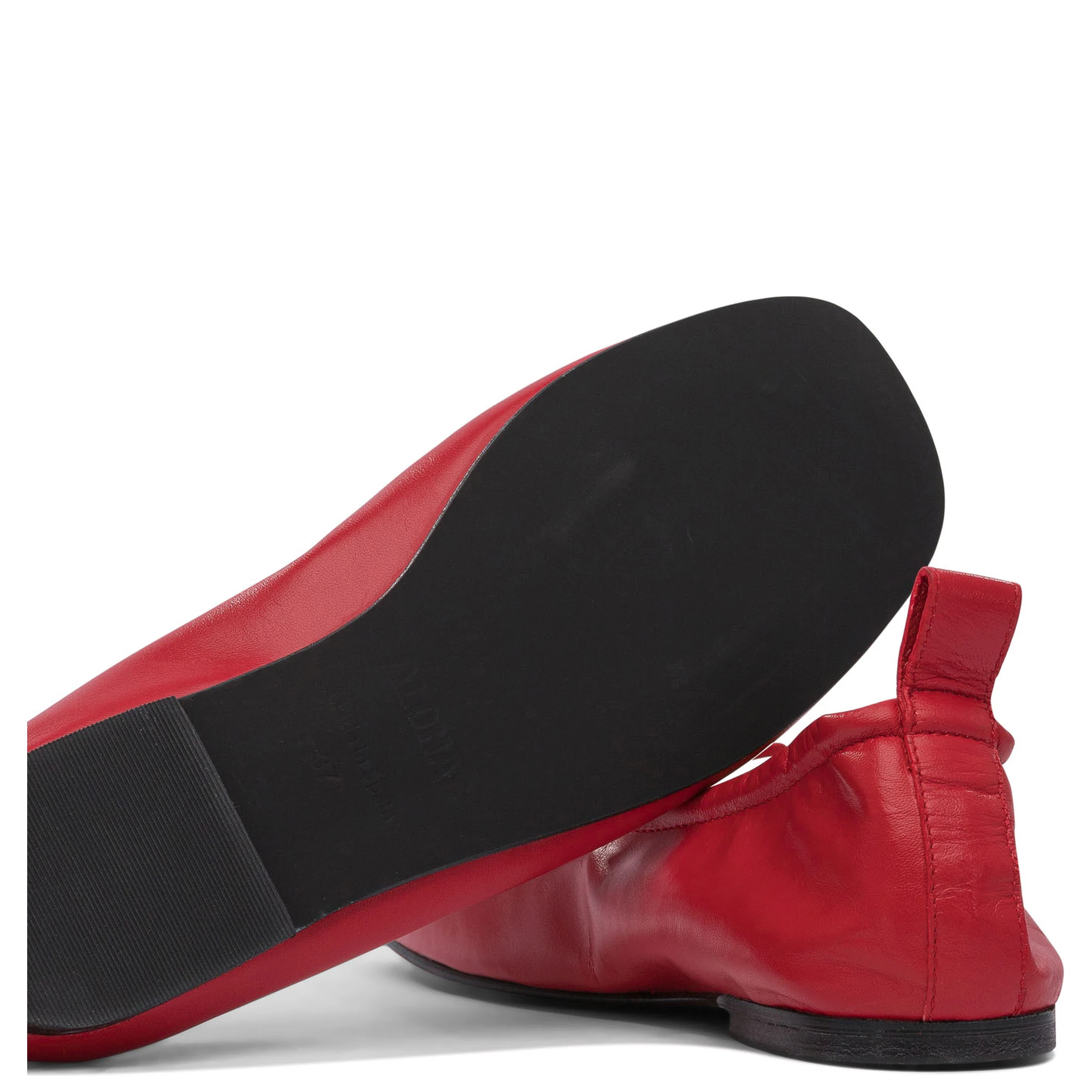 حذاء باليه مسطح من الجلد "روزاليند"