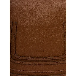Chloé Woman s Mercie Brown Leather Handbag  with Logo