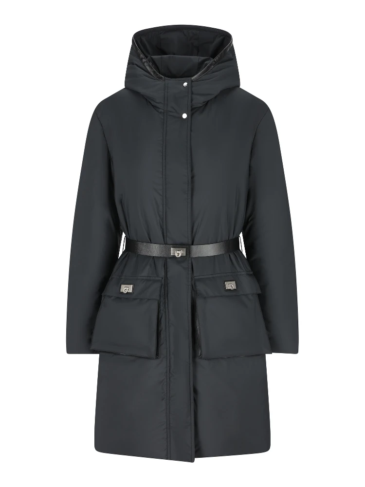 Salvatore Ferragamo Coats Black