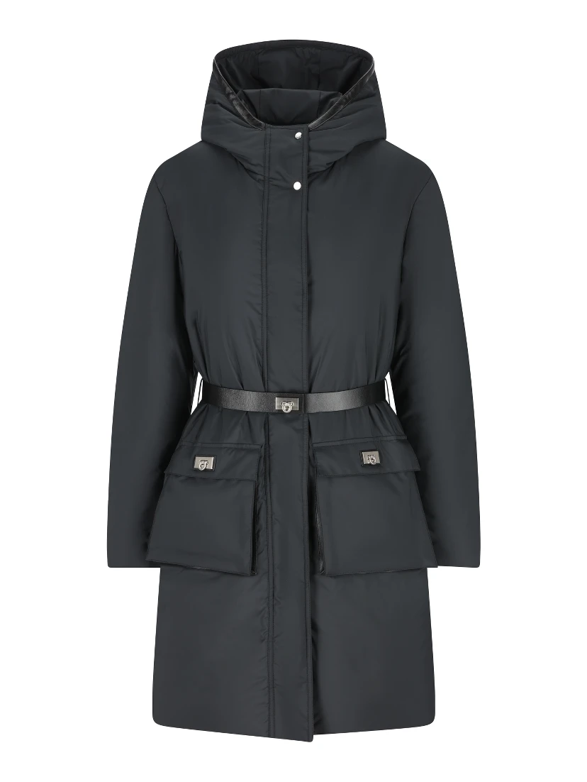 Salvatore Ferragamo Coats Black