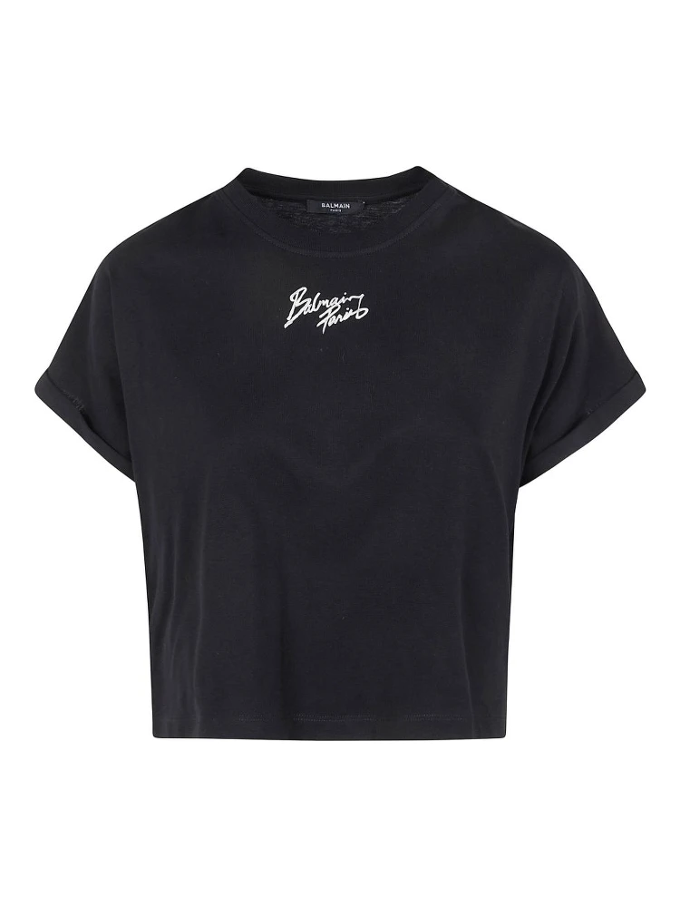 Balmain T-shirts and Polos Black
