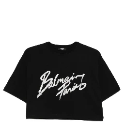 Balmain T-shirts and Polos Black