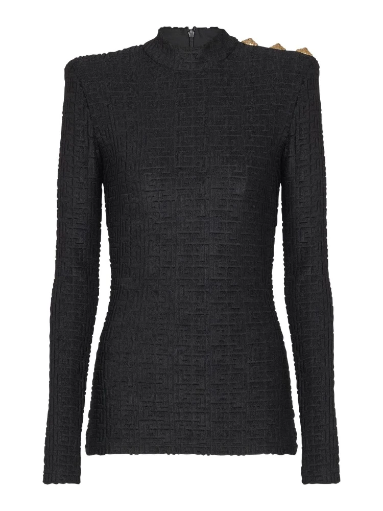 Balmain Sweaters Black