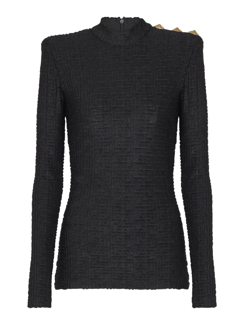Balmain Sweaters Black