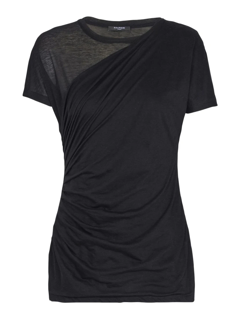 Balmain T-shirts and Polos Black