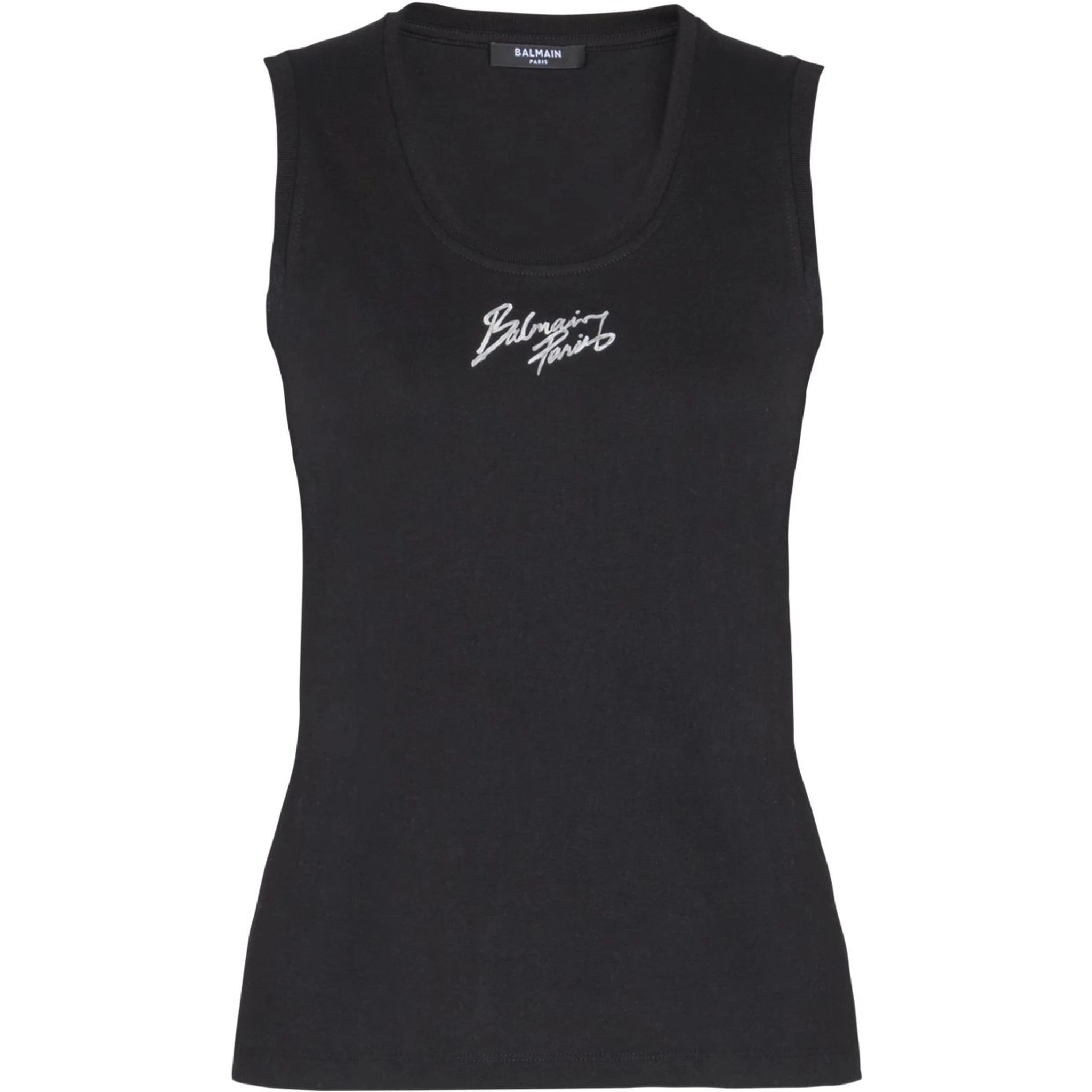 Logo-print tank top