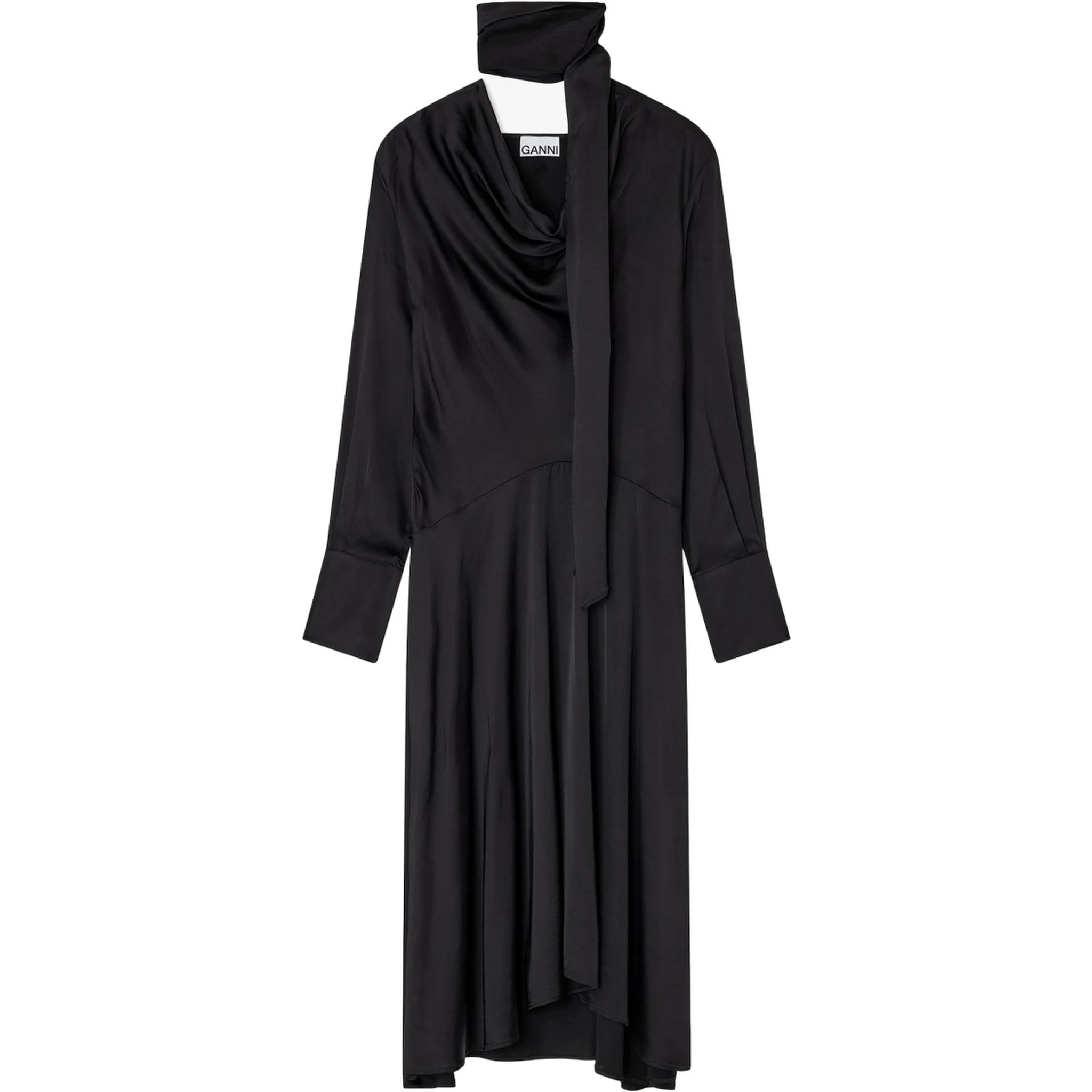 MIDI DRESS WITH SCARF