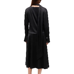 MIDI DRESS WITH SCARF