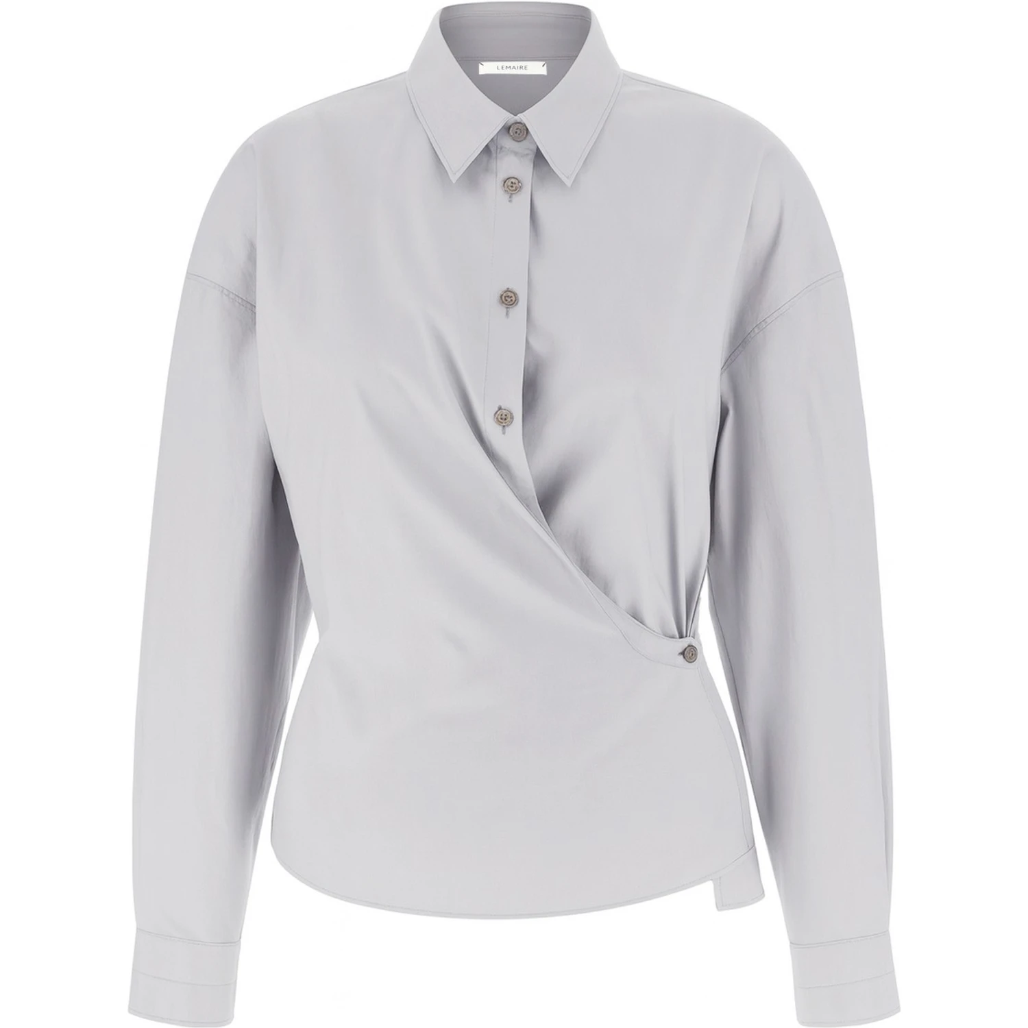 STRAIGHT TWISTED COLLAR SHIRT