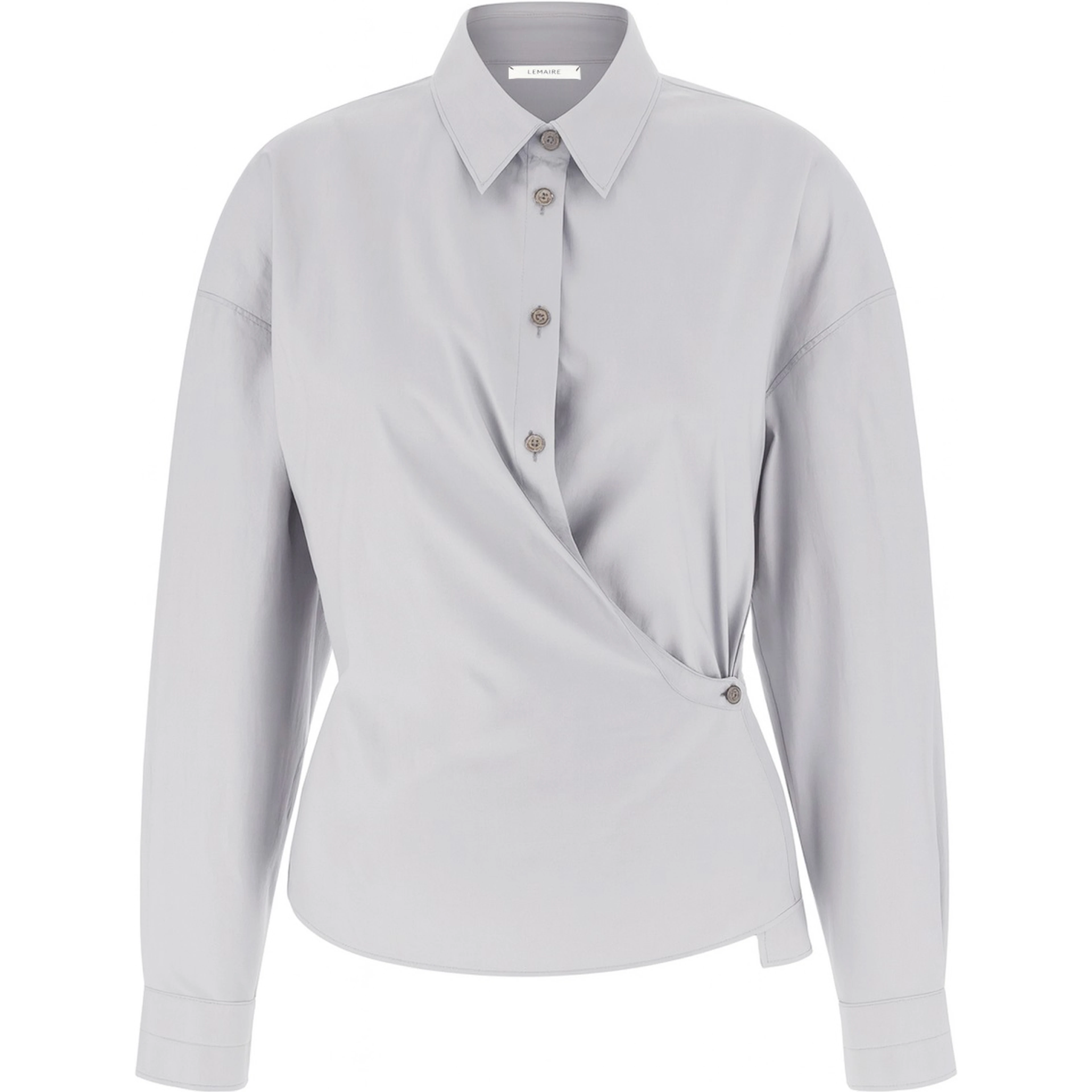 STRAIGHT TWISTED COLLAR SHIRT