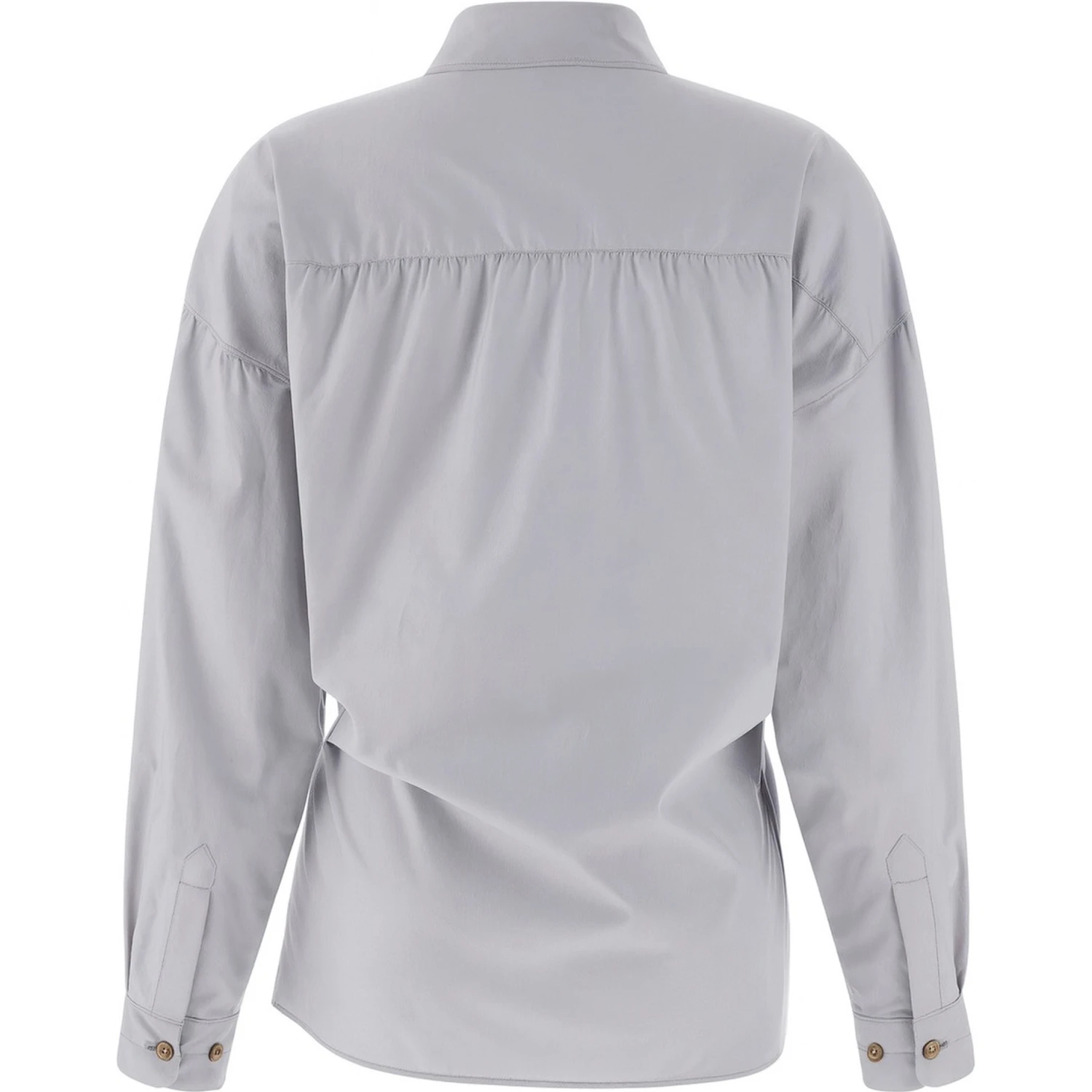 STRAIGHT TWISTED COLLAR SHIRT