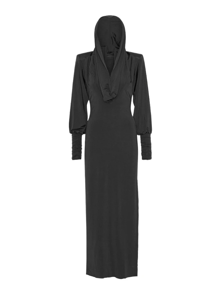LONG DRESS WITH HOOD