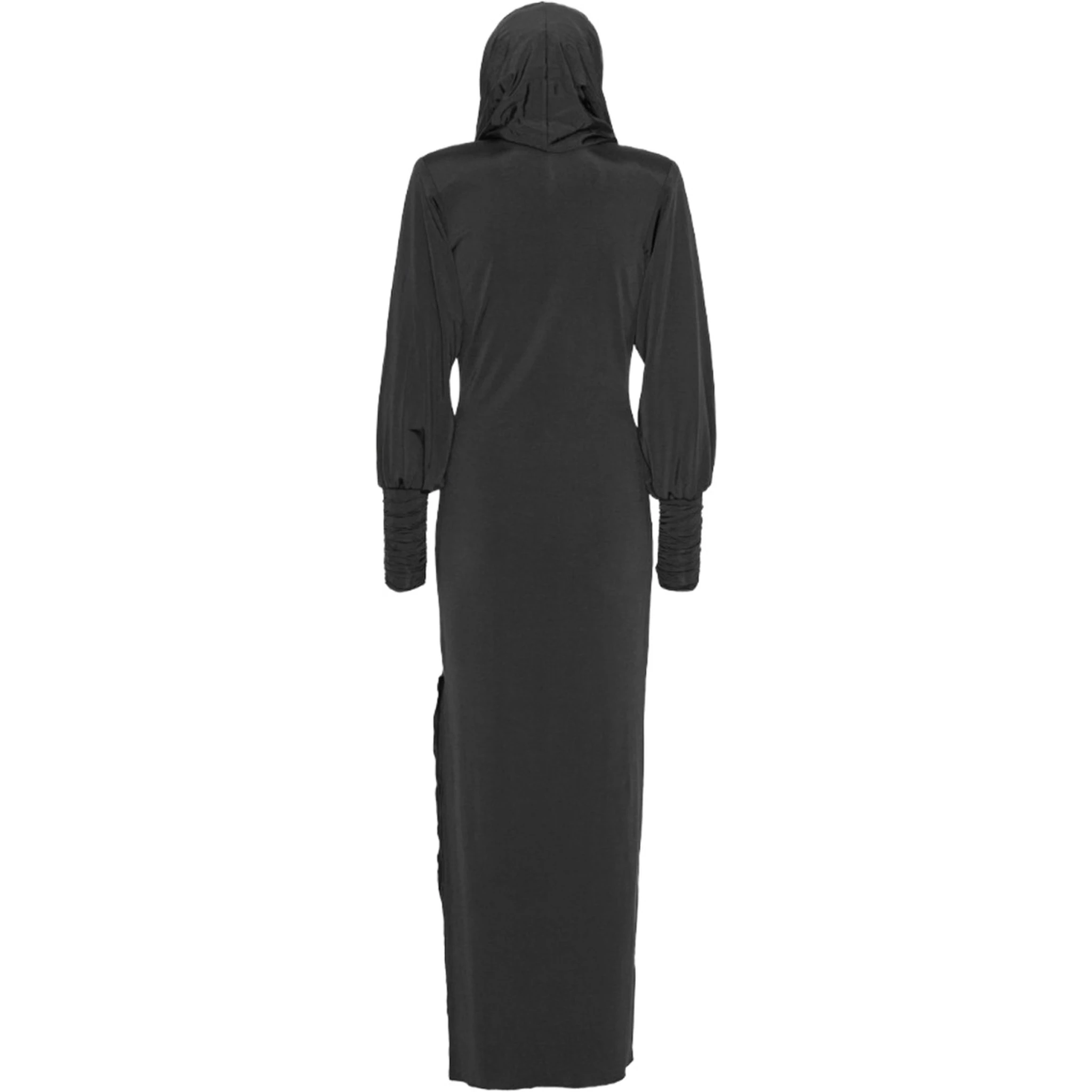 LONG DRESS WITH HOOD