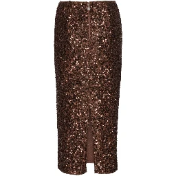 MIDI SKIRT WITH SEQUINS
