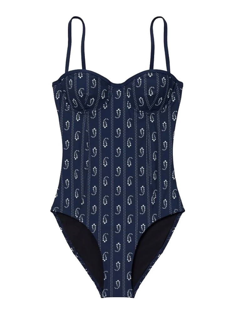 ONE PIECE SWIMSUIT WITH "PAISLEY" PRINT
