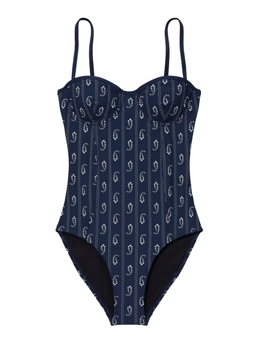 ONE PIECE SWIMSUIT WITH "PAISLEY" PRINT