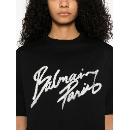 Balmain T-shirts and Polos Black