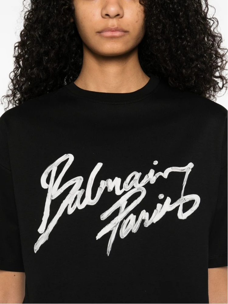 Balmain T-shirts and Polos Black alternative