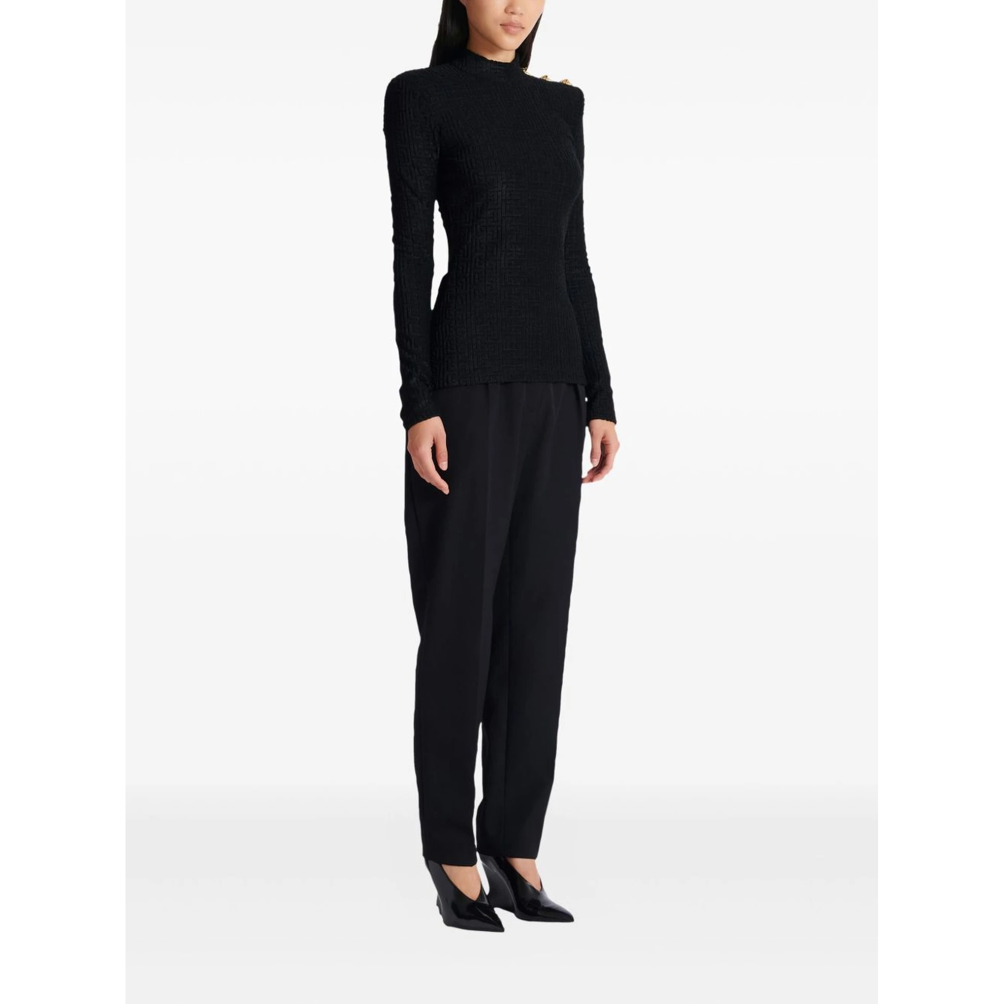 Balmain Sweaters Black