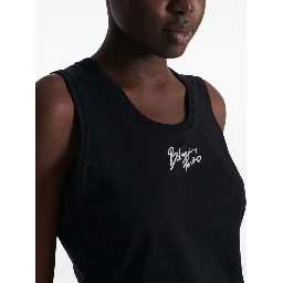 Logo-print tank top