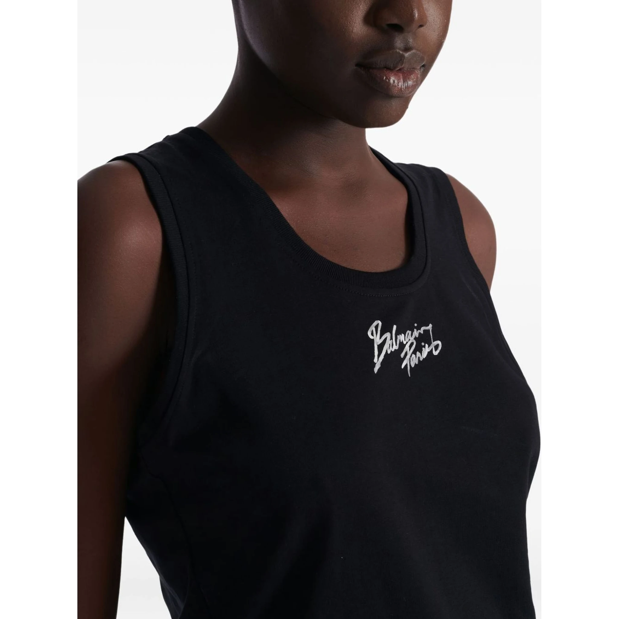 Logo-print tank top