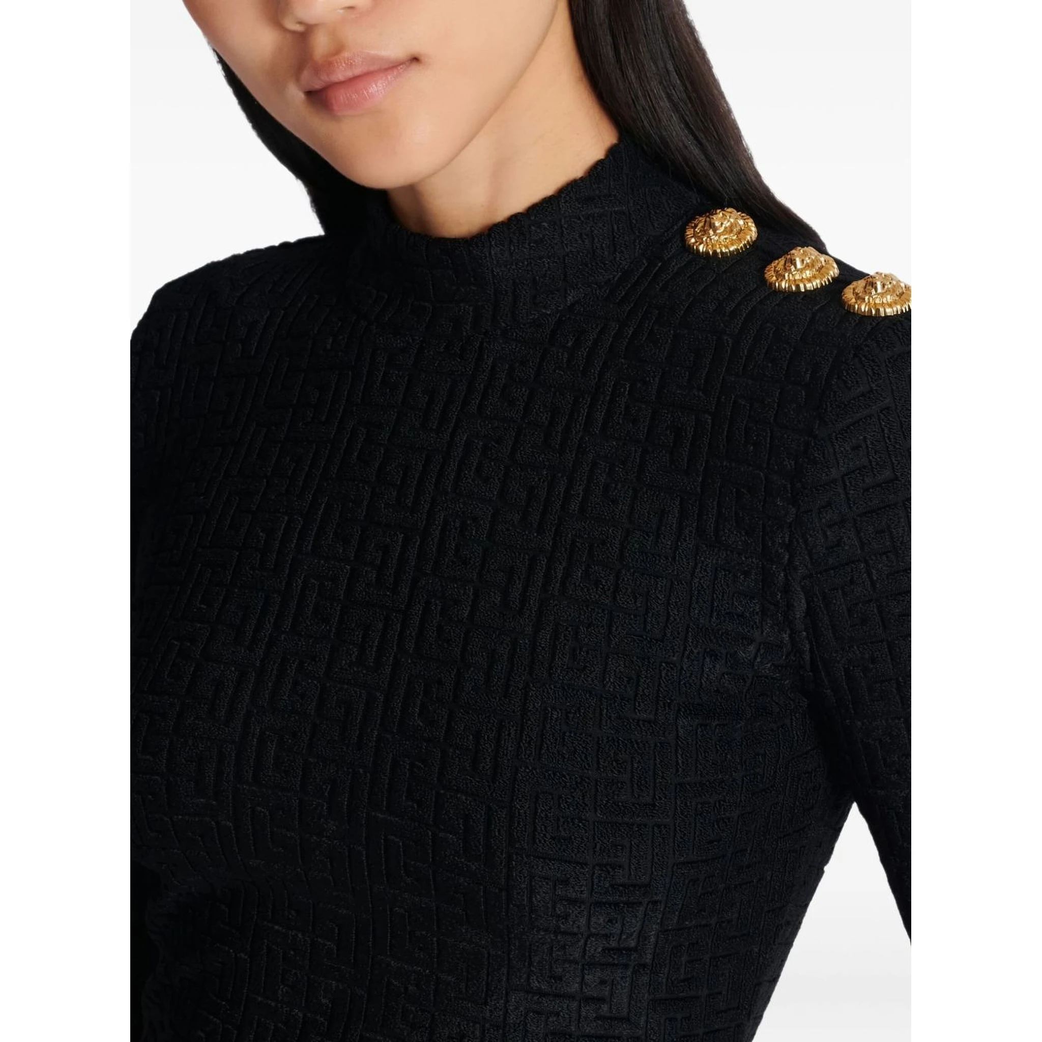 Balmain Sweaters Black