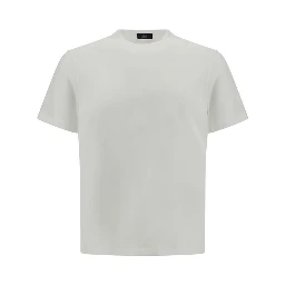 تي شيرت قطني أبيض