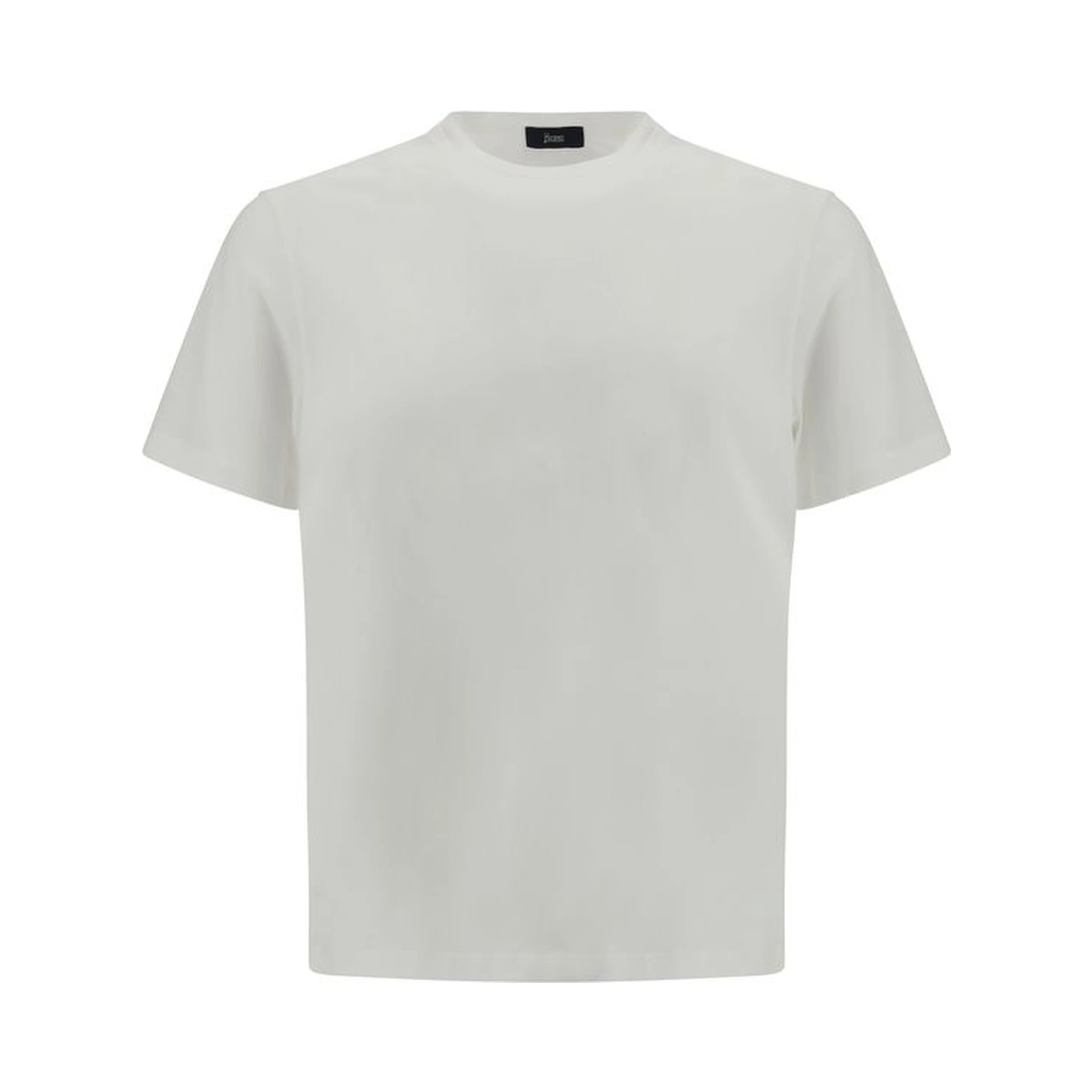 تي شيرت قطني أبيض