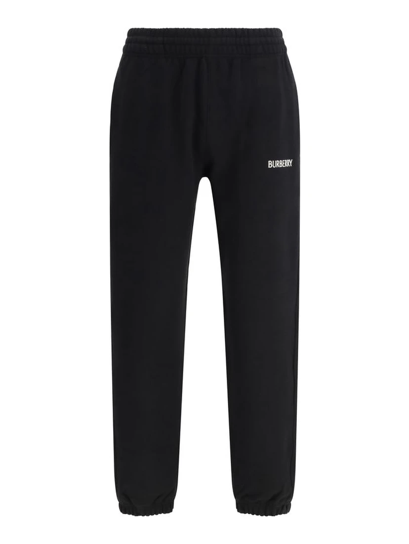 Black Cotton Joggers (Workout Pants)