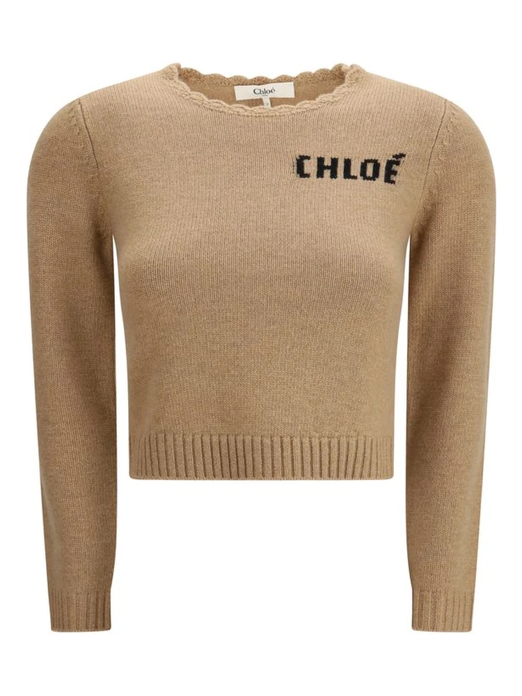 Brown Wool Sweatshirt