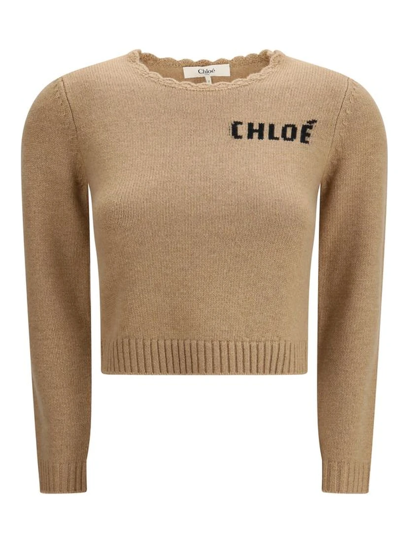 Brown Wool Sweatshirt