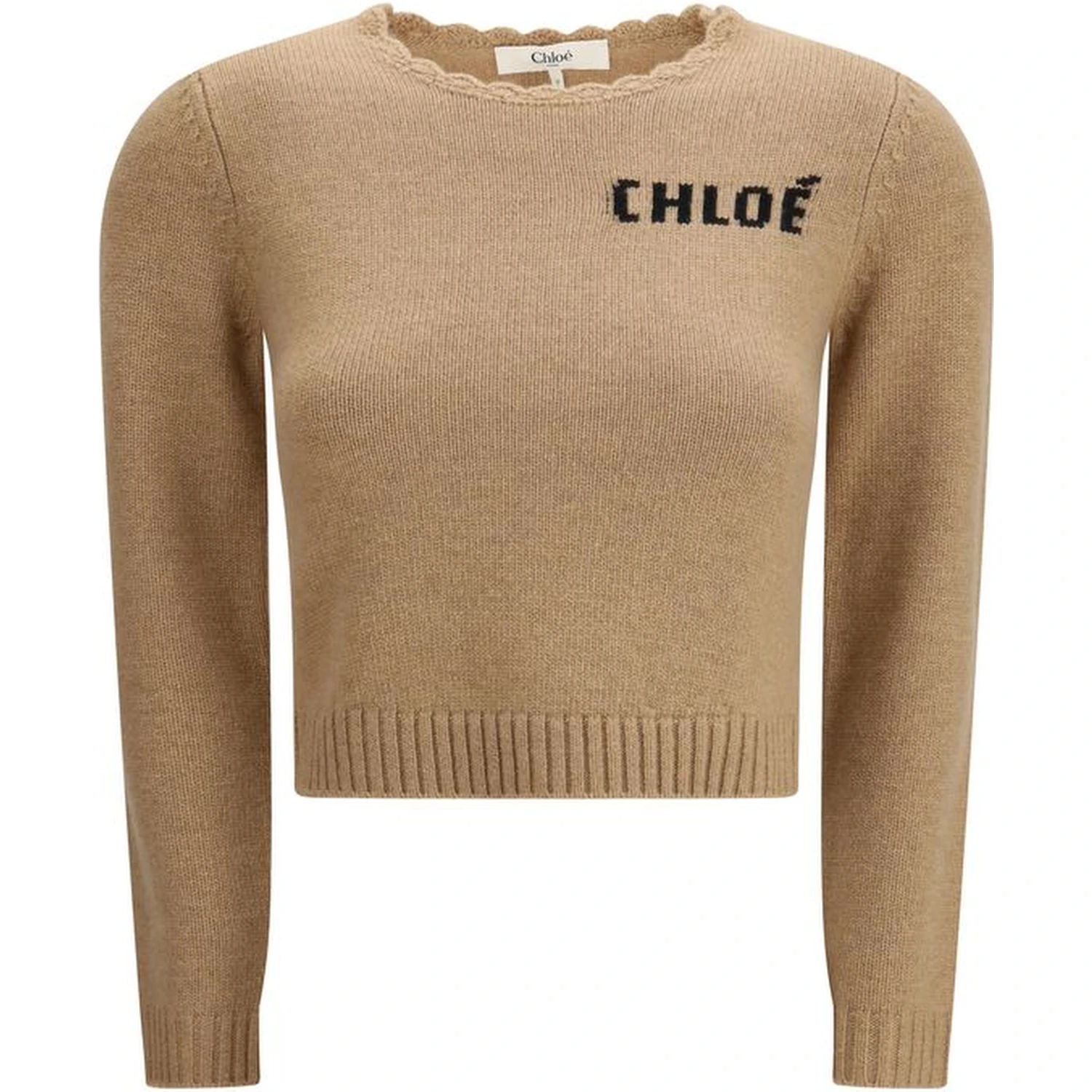 Brown Wool Sweatshirt
