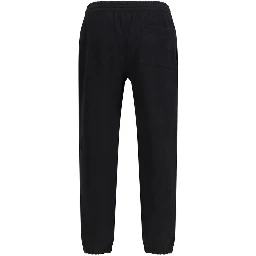 Black Cotton Joggers (Workout Pants)