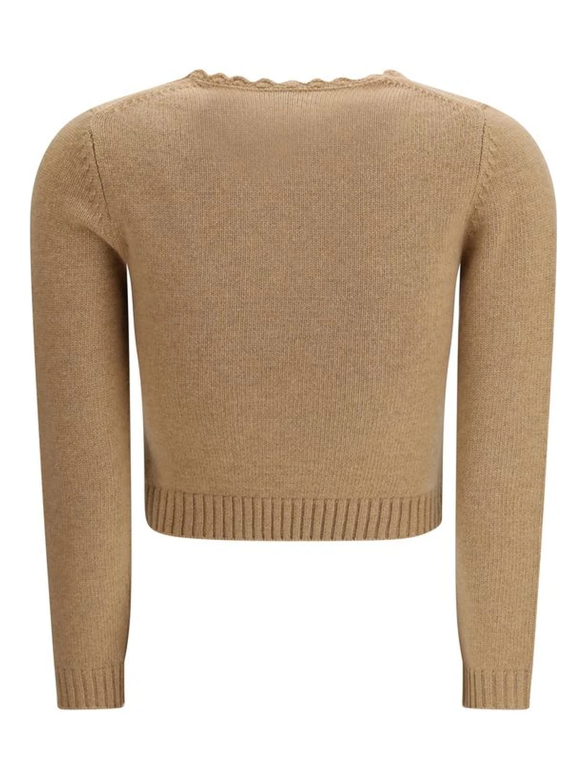 Brown Wool Sweatshirt
