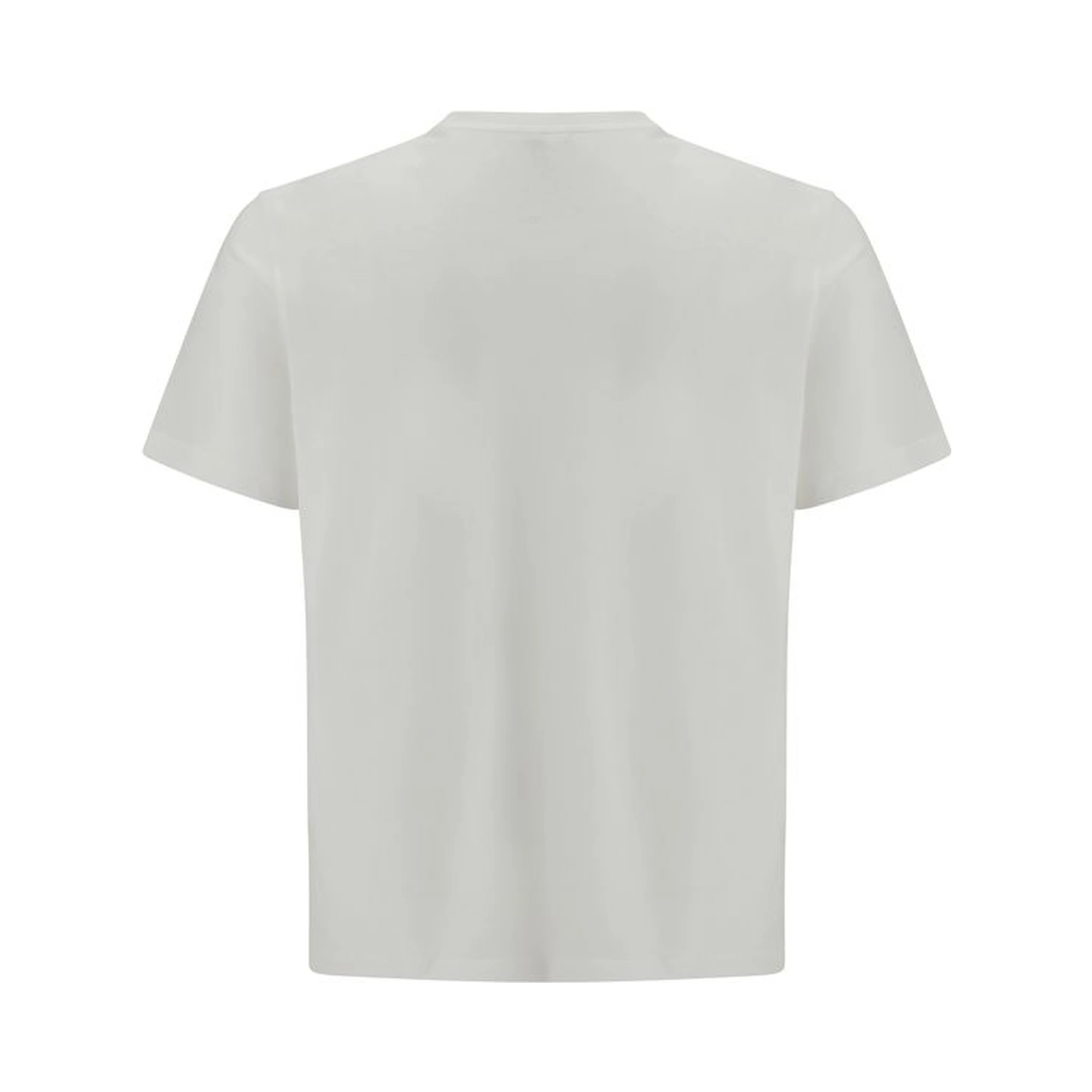 تي شيرت قطني أبيض