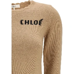 Brown Wool Sweatshirt