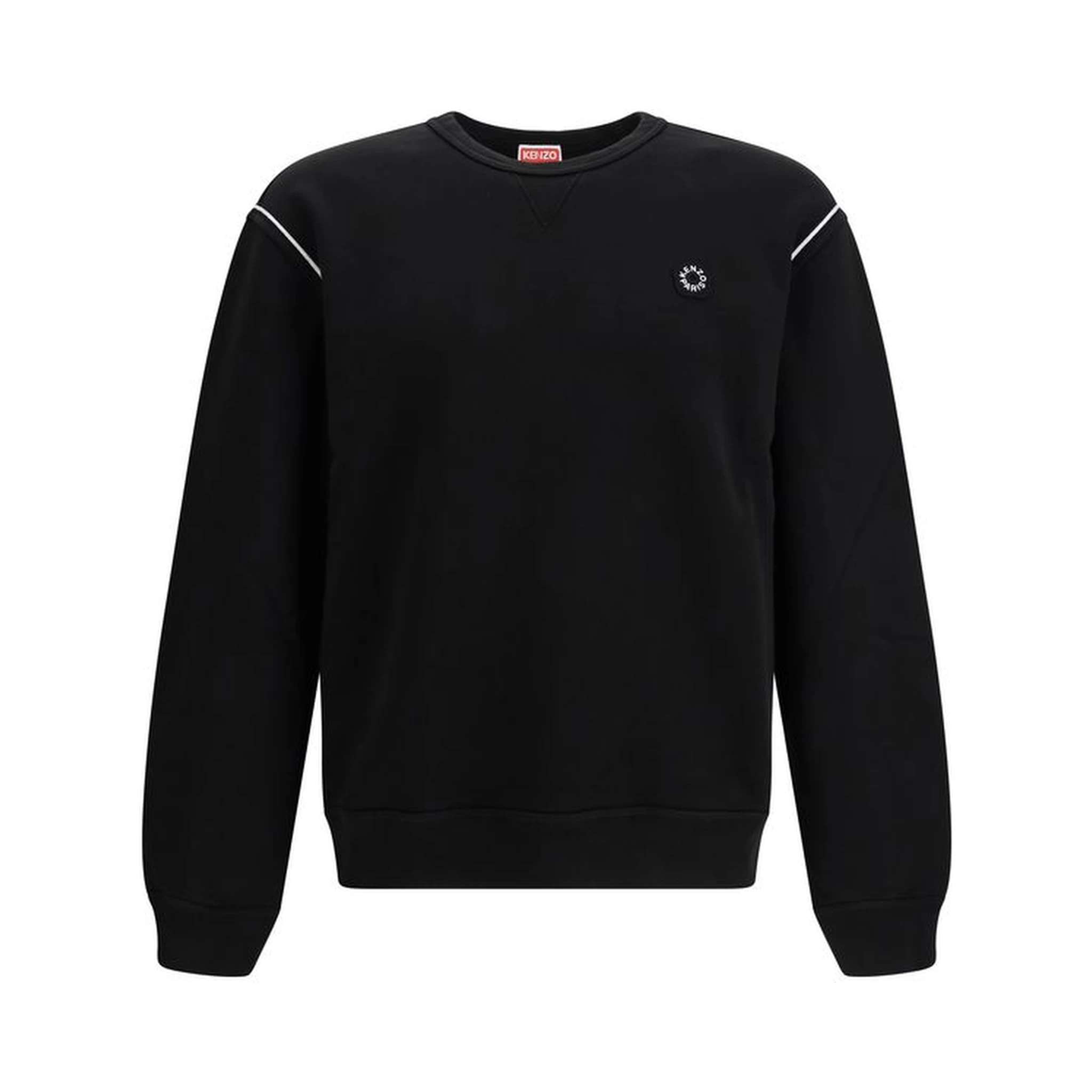 Black Cotton Sweatshirt