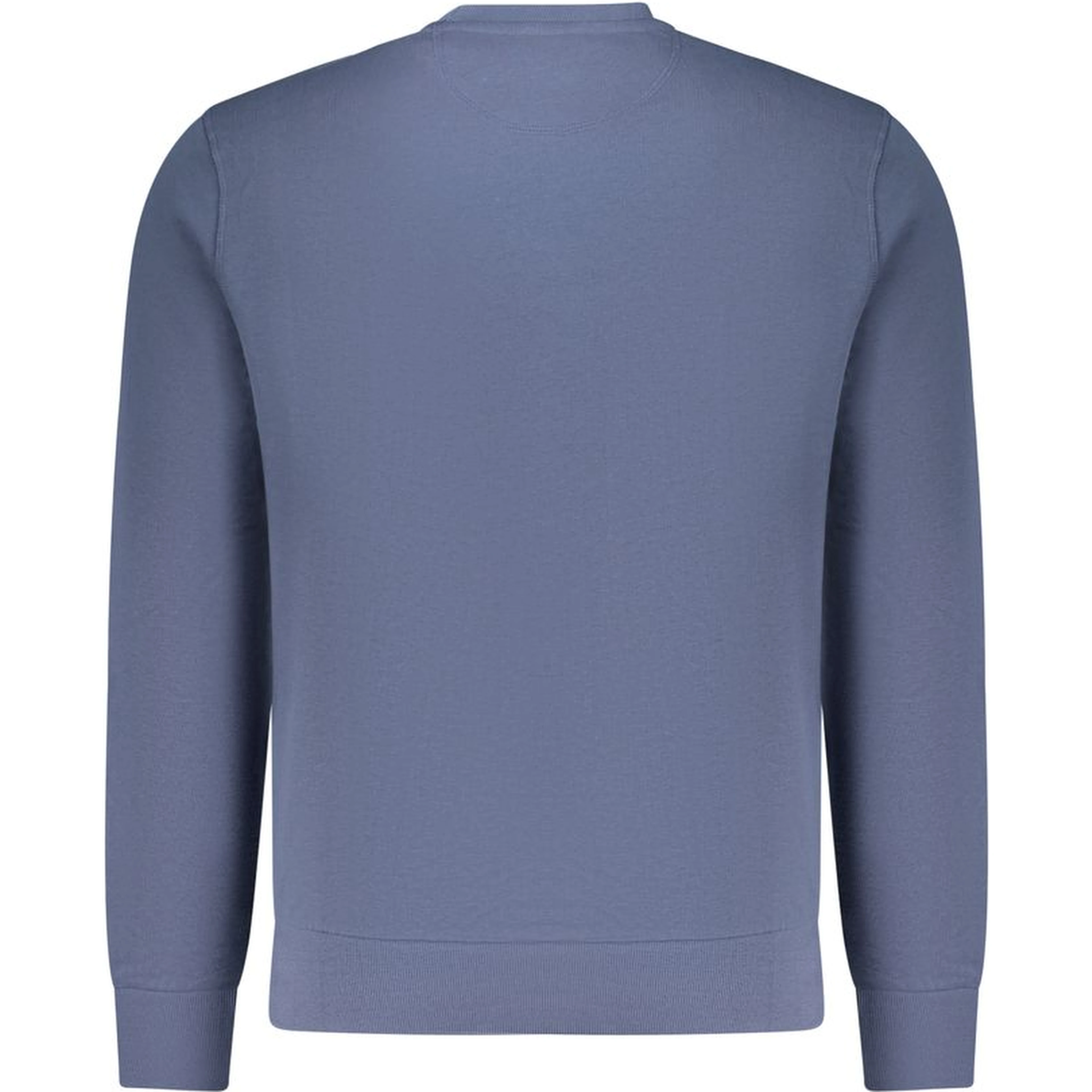 Blue Cotton Men Sweatshirt